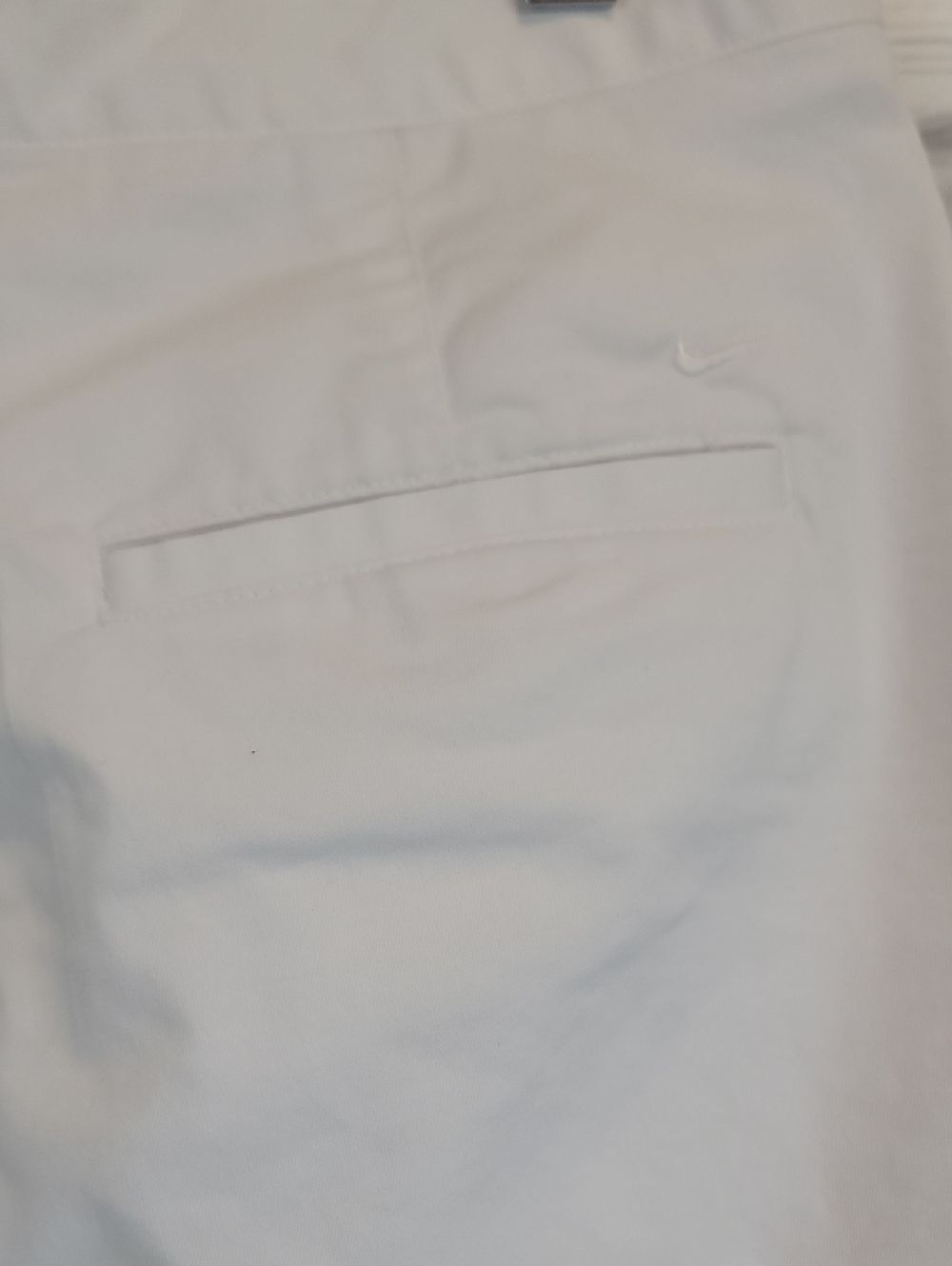 Nike Golf Classic White Shorts Dri-Fit Cotton Blend Womens Size M - Picture 5 of 10